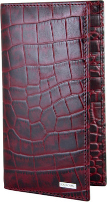 

La Roma Women Maroon Genuine Leather Card Holder(16 Card Slots), Cherry