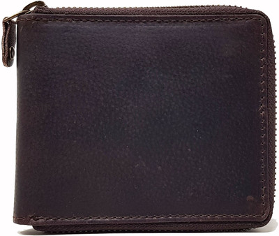 

Wildmount Men Brown Genuine Leather Wallet(7 Card Slots)
