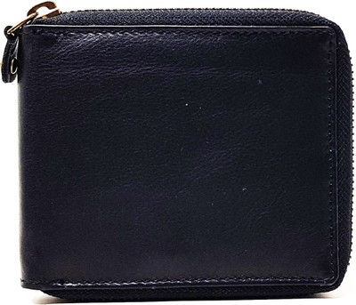 

Wildmount Men Black Genuine Leather Wallet(7 Card Slots)