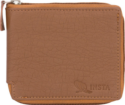 

insta service Boys Tan Artificial Leather Wallet(8 Card Slots)