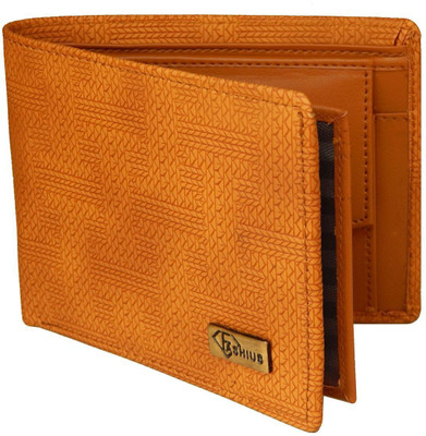 

Fashius Men Tan Artificial Leather Wallet(8 Card Slots)