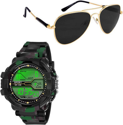 

Elligator Analog Watch Combo(Multicolor)