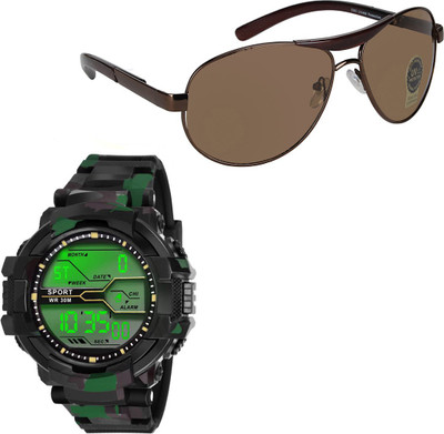 

Elligator Analog Watch Combo(Multicolor)
