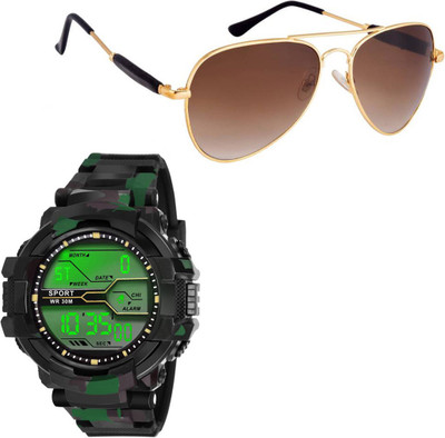 

Elligator Analog Watch Combo(Multicolor)