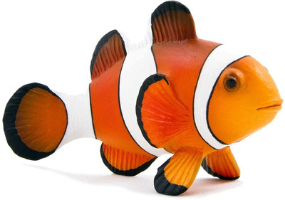 

Sirius Toys Mojo Fun 387090 Clown Fish - Realistic Sea Life Marine Toy Replica(Orange)