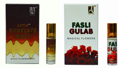 

Astin Chocolate Musk and Fasli Gulab UAE Edition Perfume - 12 ml(For Men & Women)