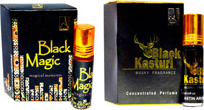 

Astin Black Magic and Black Kasturi UAE Edition Floral Attar(Davana)