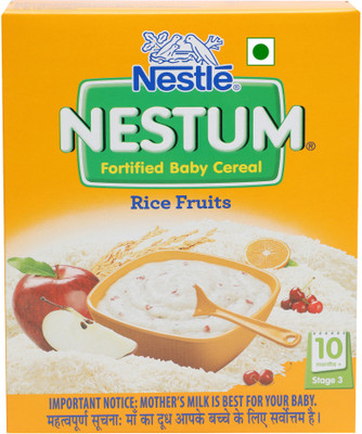 

Nestle Nestum Stage 3 Rice Fruits Cereal(300 g)