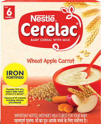 

Nestle Wheat Apple Carrot Cereal(300 g)