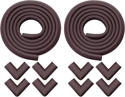 Store2508 Child Safety Strip Cushion & Corner Guards With Strong Fibreglass Tape For Baby Safety Child Proofing (Brown)(Brown) Flipkart