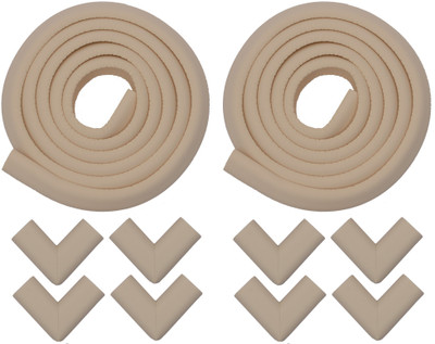 Store2508 Child Safety Strip Cushion & Corner Guards With Strong Fibreglass Tape For Baby Safety Child Proofing(Ivory) Flipkart