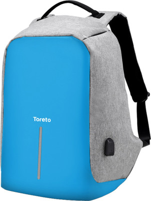 

Toreto Dezire 14 inch Laptop Backpack(Blue, Grey)