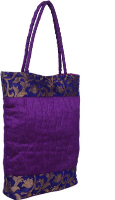 

Empower Trust Purple zari hand bag Multipurpose Bag(Purple, 0 L)