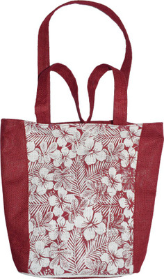 

Empower Trust Tote bag Jute bucket shape Multipurpose Bag(Maroon, 11 L)