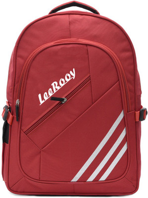 

LeeRooy MNBG31RED1 25 L Laptop Backpack(Red, White), Black