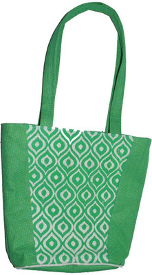 

Empower Trust Tote bag Jute bucket shape Multipurpose Bag(Green, 11 L)