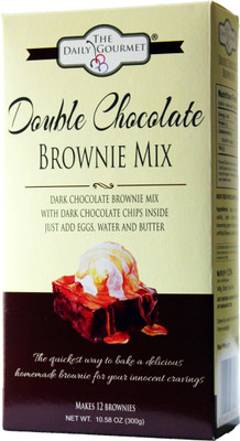 

The Daily Gourmet Double Chocolate Brownie Mix Self Rising Flour Powder(300 g)
