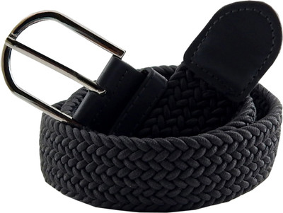 

ELS Men Casual, Evening, Formal Grey Canvas, Fabric, Synthetic Belt