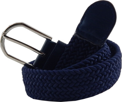 

ELS Men Casual, Evening, Formal Blue Canvas, Fabric, Synthetic Belt