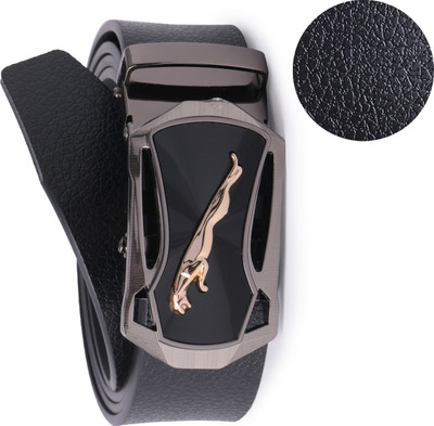 

Edifier Men Casual, Formal, Party Black Texas Leatherite Belt, Black_01