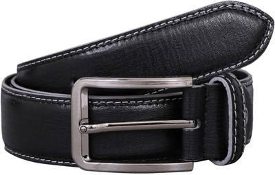 

ZAZ Men Formal Black Genuine Leather Belt
