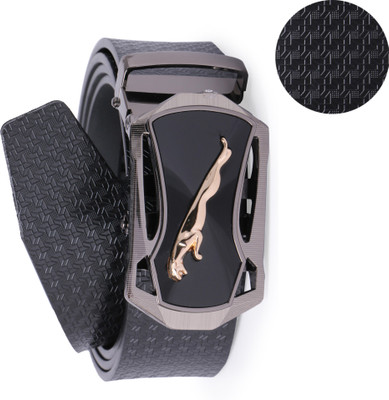 

Edifier Men Casual, Formal, Party Black Texas Leatherite Belt, Black_02