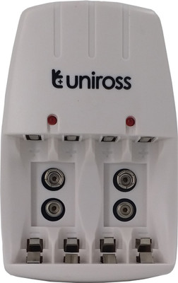 

uniross COMPACT CHARGER AA, AAA, 9V Camera Battery Charger(White)