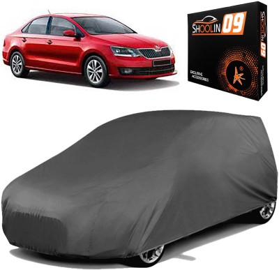 SHOOLIN09 Car Cover For Skoda Rapid (Without Mirror Pockets)(Grey)