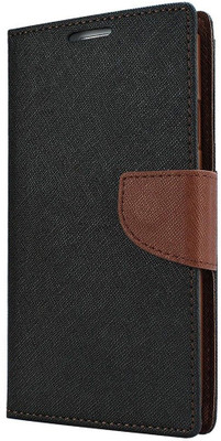 Avzax Flip Cover for Karbonn Smart A29(Black, Cases with Holder)