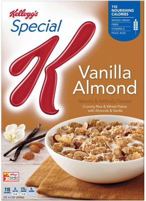 

Kellogg's Special K Vanilla Almond Cereal - 352g (12.4oz)(352 g, Box)