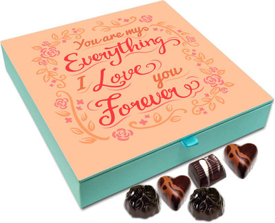 

Chocholik Gift Box - You Are My Everything. I Love You Forever Chocolate Box - 9pc Truffles(108 g)