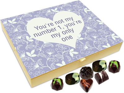 

Chocholik Gift Box - You're not my number 1, you're my only one Chocolate Box - 20pc Truffles(240 g)