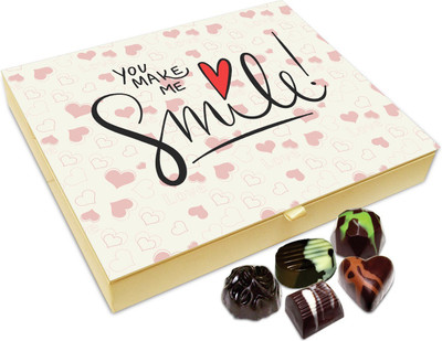 

Chocholik Gift Box - You Make Me Smile Chocolate Box - 20pc Truffles(240 g)