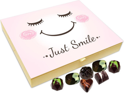 

Chocholik Gift Box - Just Smile Chocolate Box - 20pc Truffles(240 g)