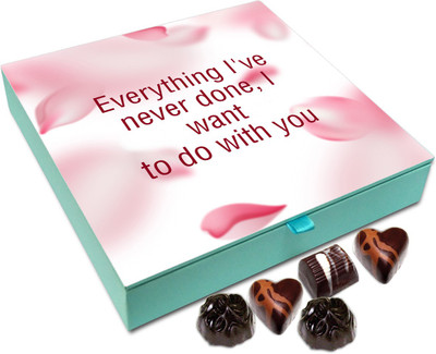 

Chocholik Gift Box - Everything I've never done, I want to do with you Chocolate Box - 9pc Truffles(108 g)