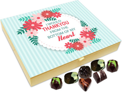 

Chocholik Gift Box - I Would Thankyou From The Bottom Of My Heart Chocolate Box - 20pc Truffles(240 g)