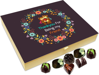 

Chocholik Gift Box - Thankyou For Being My Friend Chocolate Box - 20pc Truffles(240 g)