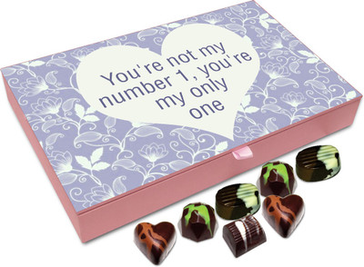 

Chocholik Gift Box - You're not my number 1, you're my only one Chocolate Box - 12pc Truffles(144 g)