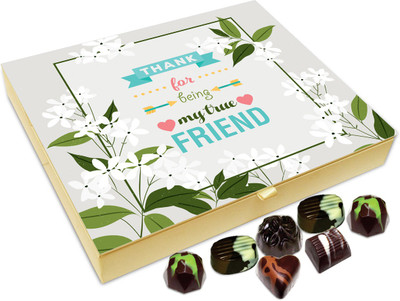 

Chocholik Gift Box - Thanks For Being My True Friend Chocolate Box - 20pc Truffles(240 g)
