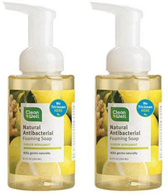 

Cleanwell Natural Antibacterial Foaming Handsoap With Ginger Bergamot(280 ml)