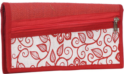 

Empower Trust Casual Red, White Clutch