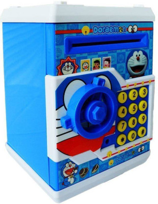 

Prro Kids Savings ATM Bank with Electronic Lock Coin Bank jhpb_09(color may vary) Coin Bank(Multicolor)