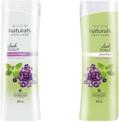 

Avon Anew naturals verbena & peppermint shampoo conditioner combo pack(Set of 2)