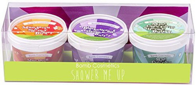 

Bomb Cosmetics Shower Me Up Cleansing Shower Butter Gift Pack [3 X 110Ml](Set of 3)