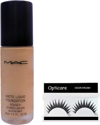 

Opticare Eyelashes, Matte Liquid Foundation Of Mac(Set of 2)