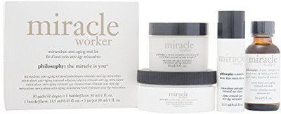 Philosophy Miracle Worker Trial Skin Care Gift Set For Women, 4-Piece(Set of 4)