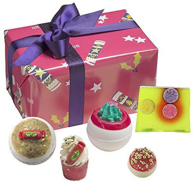 

Bomb Cosmetics Crackerlackin' Handmade Wrapped Gift Pack(Set of 5)