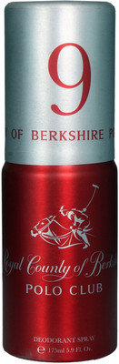 

Royal County of Berkshire Polo Club RCBPC Deo No-9 Deodorant Spray - For Men(175 ml)