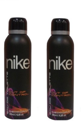 

Nike Out Of Control Deodorant Spray - For Men(400 ml, Pack of 2)