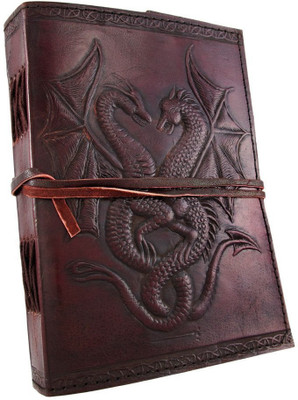 

VintageCrafts Book-size Diary(Handmade, Brown)